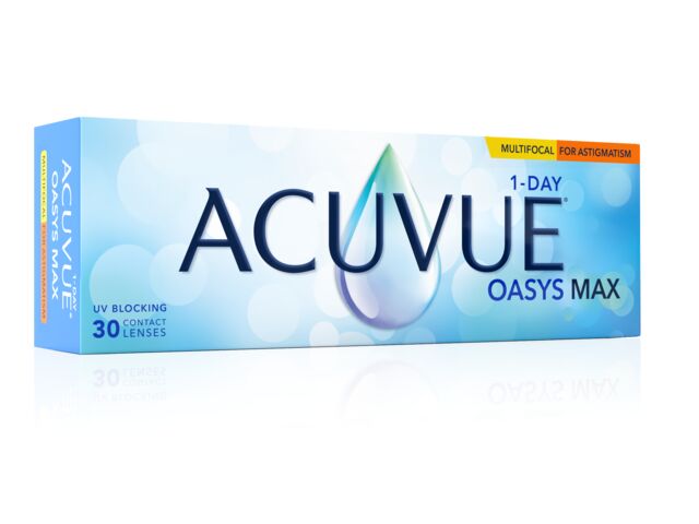 Acuvue Oasys 1-Day Max Multifocal for Astigmatism, Johnson & Johnson (30 Stk.)